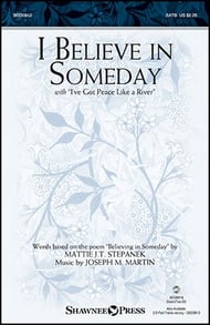 I Believe in Someday SATB choral sheet music cover Thumbnail